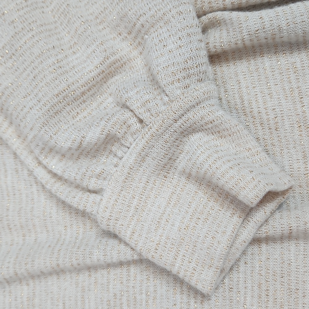 Free People Palmer Shimmer Cowl Neck Top - Picture 6 of 8